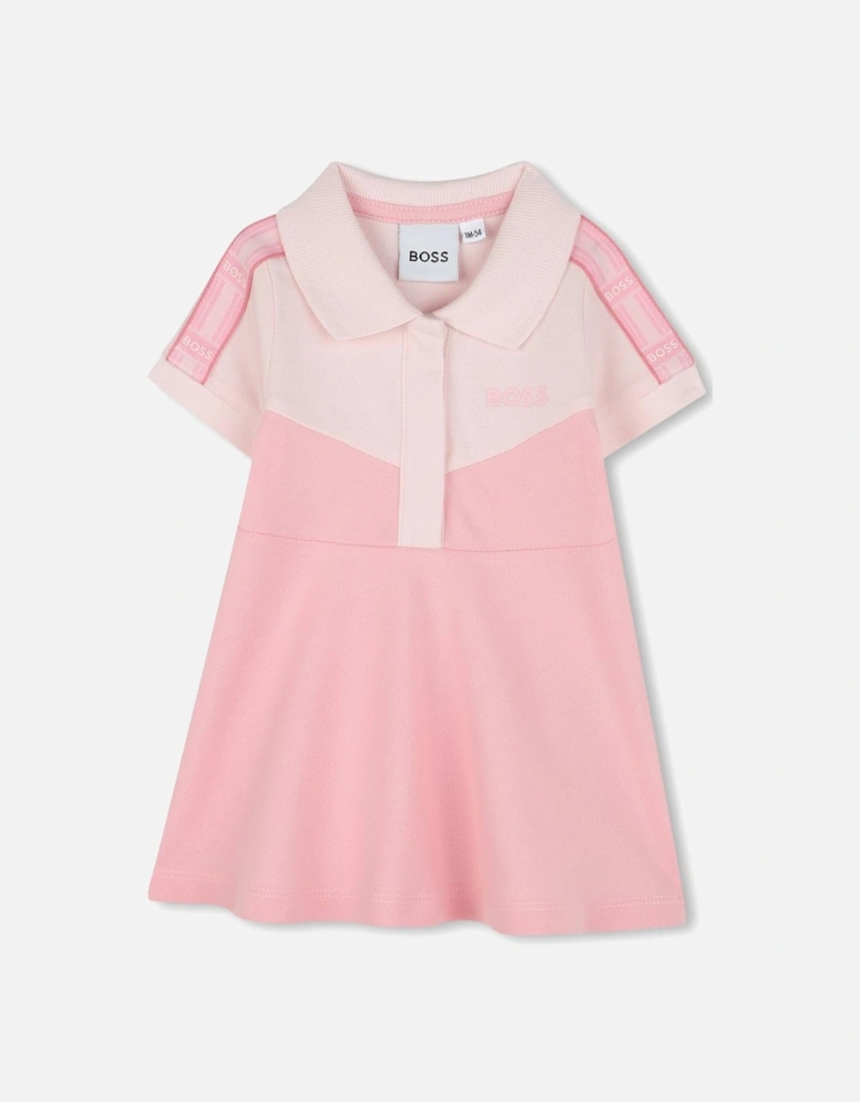 BOSS PINK BABY /TODDLER POLO DRESS J52186