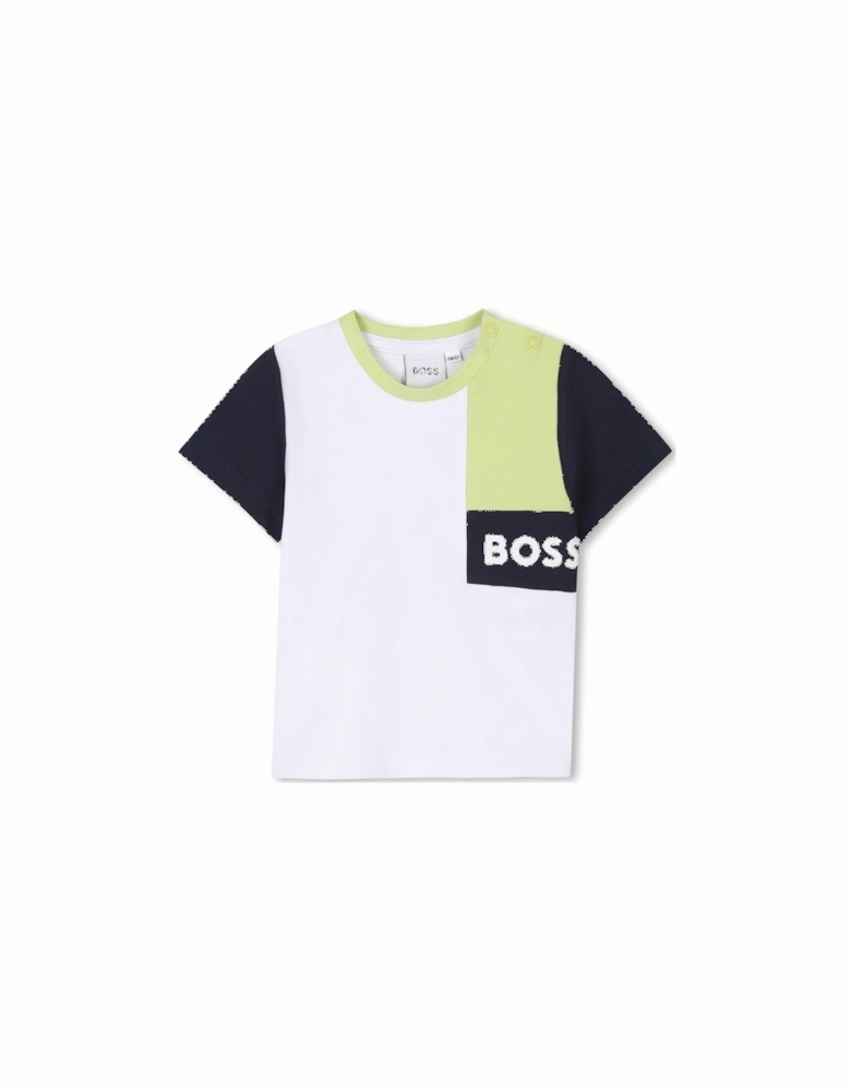 BOSS BABY/TODDLER WHITE T SHIRT J52112