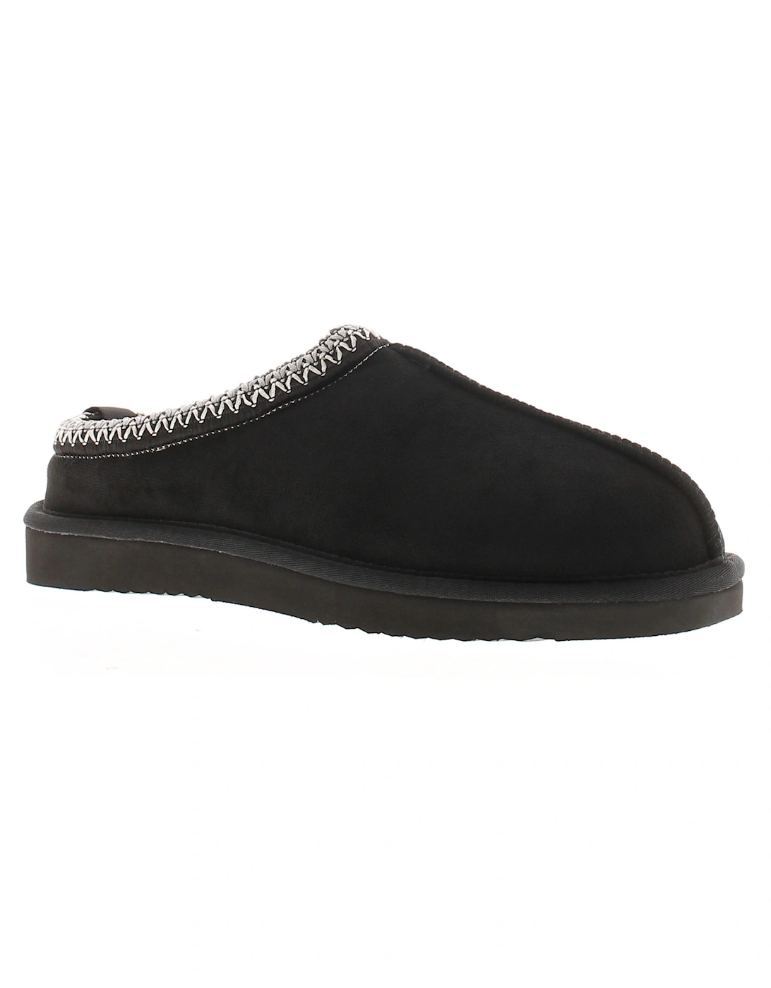 Women's Strollers Womens Mule Slippers Faux Fur Lining Holly black UK Size - Size: 5