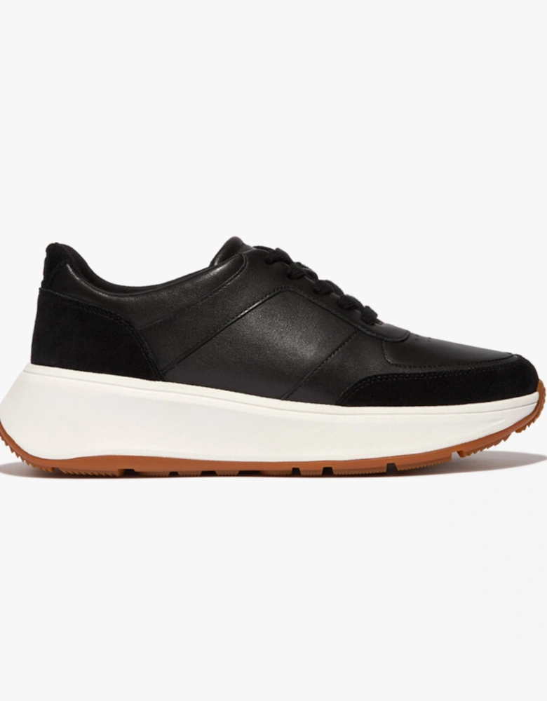 F-MODE Womens Flatform Trainers Black