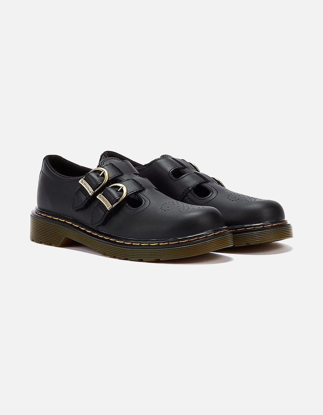 Dr. Martens 8065 Mary Jane Junior Softy Black Shoes, 9 of 8