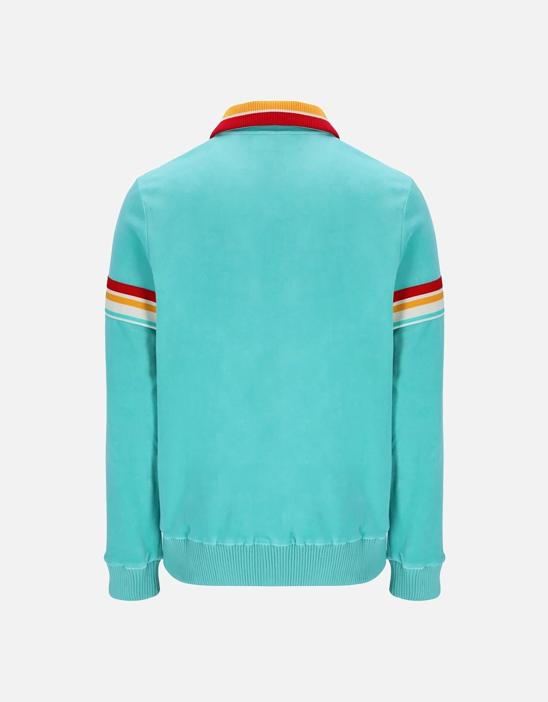 Slice Velour Track Top Jacket Pool Blue