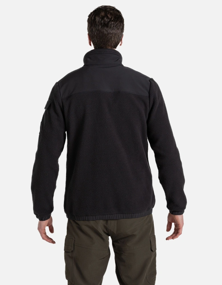 Mens Contrast Detail Insulated Fleece Jacket