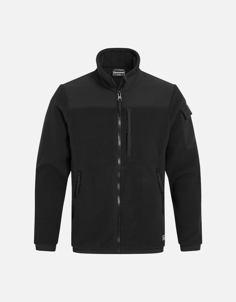 Mens Contrast Detail Insulated Fleece Jacket