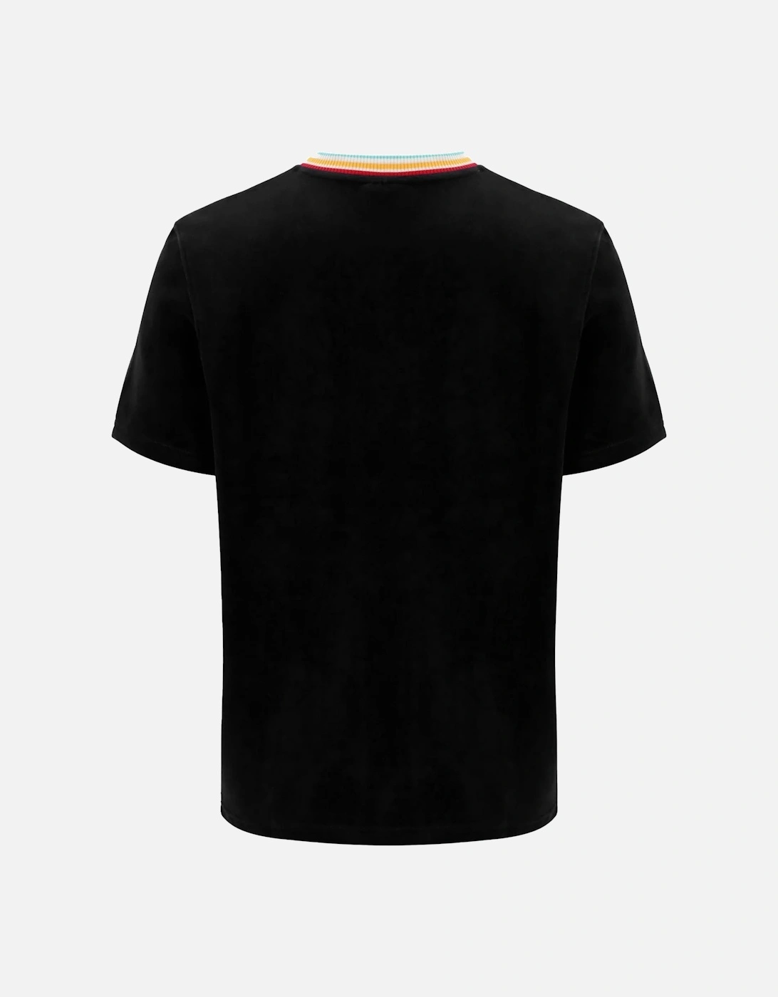 Slice Velour T-Shirt Black