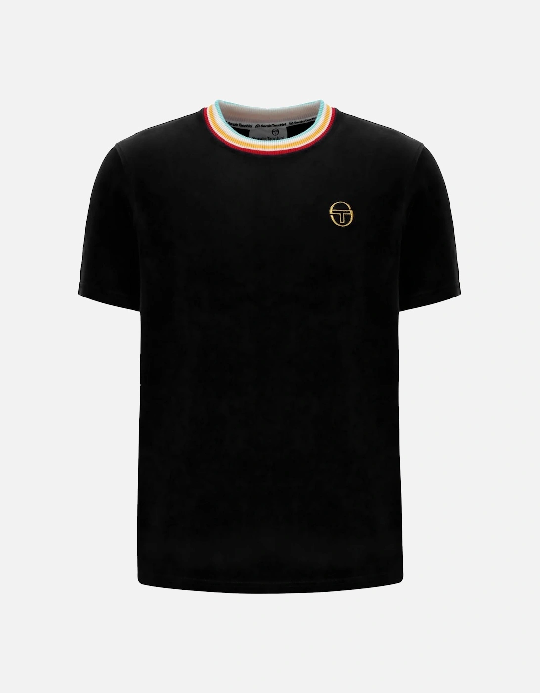 Slice Velour T-Shirt Black, 4 of 3