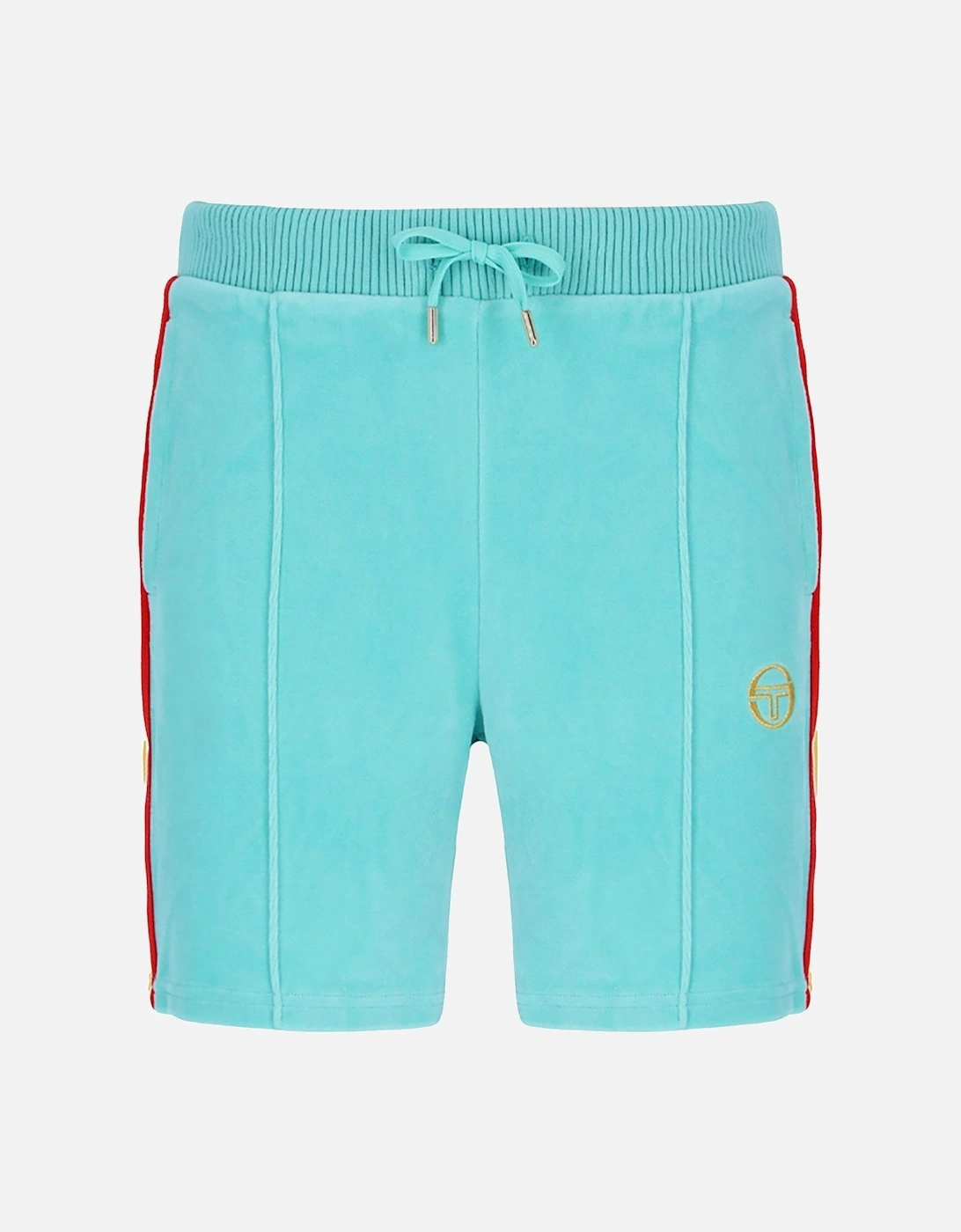 Slice Velour Shorts Pool Blue, 5 of 4