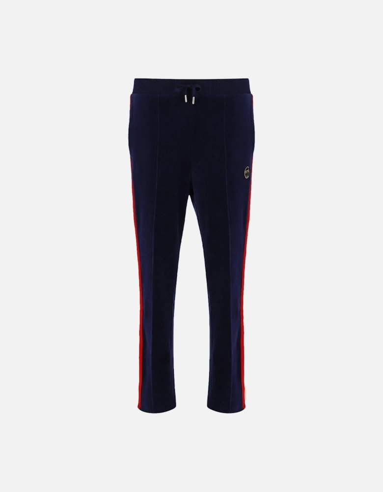 Slice Velour Track Pants Jogger Maritime Blue/Gold