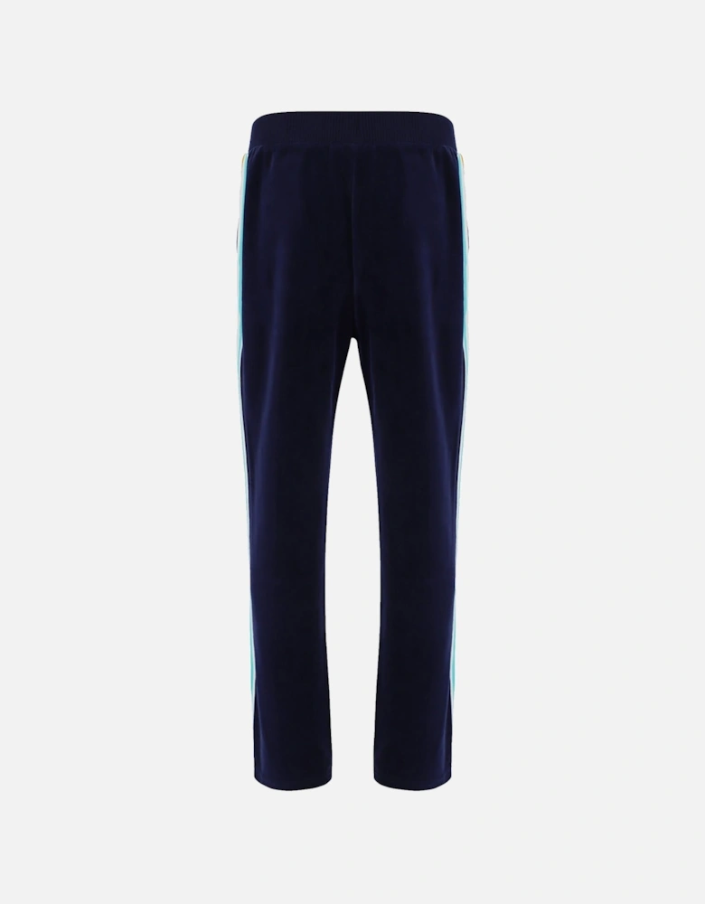 Slice Velour Track Pants Jogger Maritime Blue/Gold