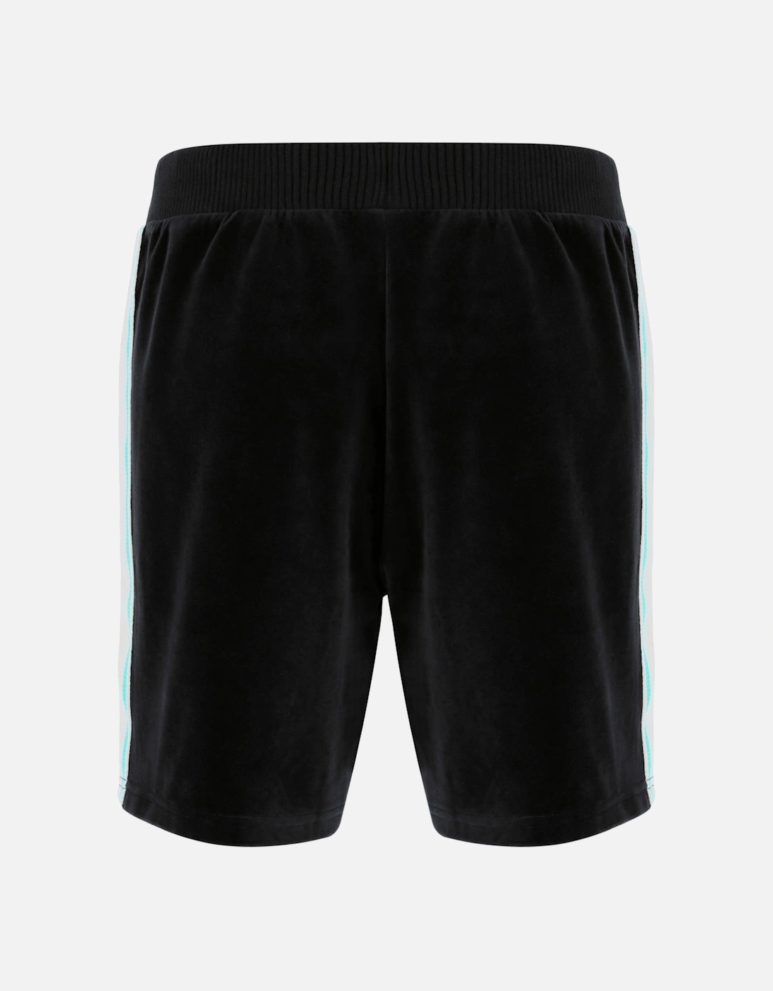 Slice Velour Shorts Black