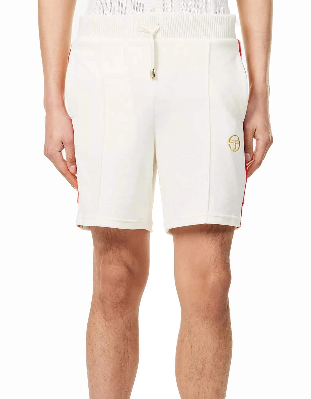 Slice Velour Shorts Gardenia/Gold