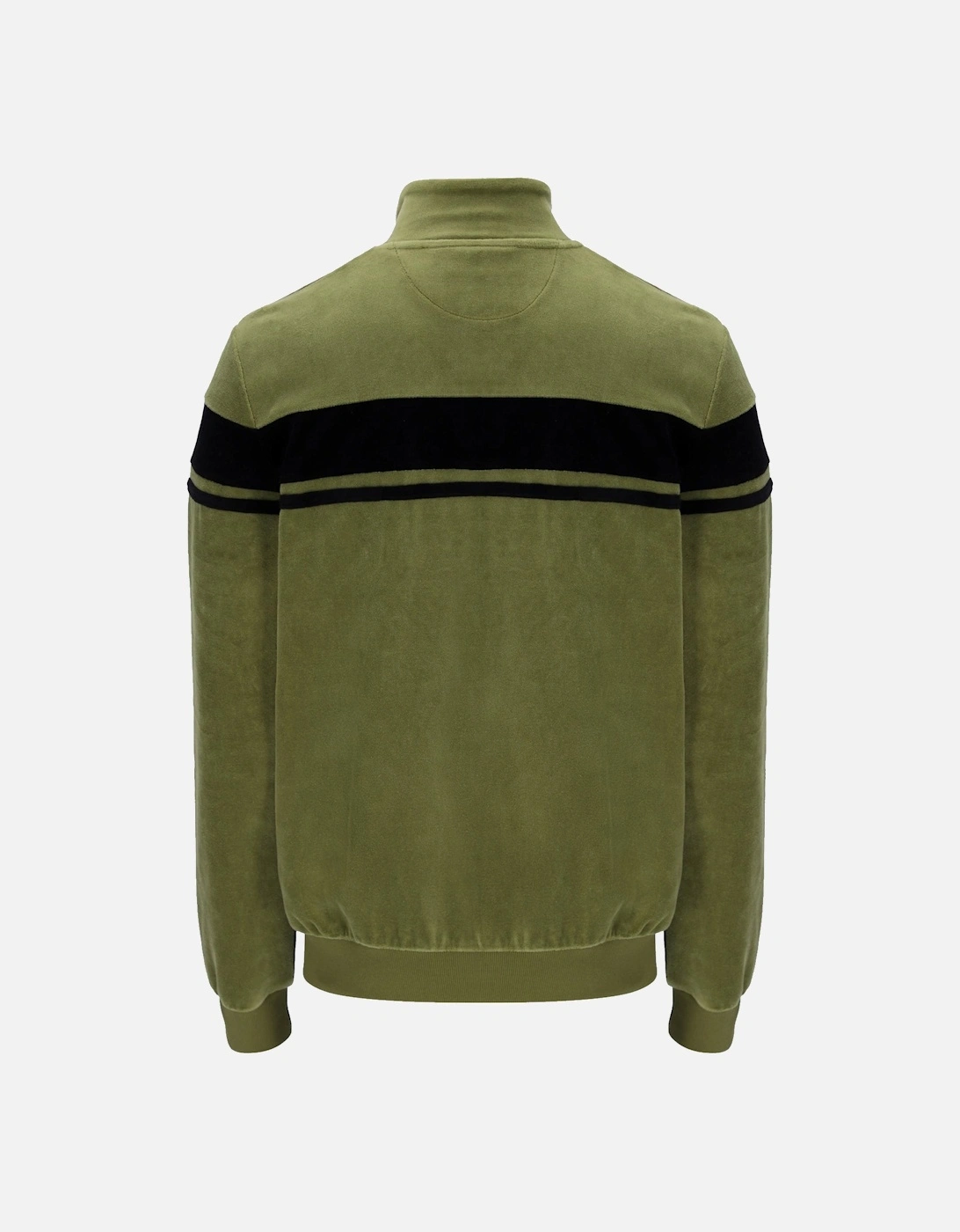 Damarindo Velour Track Top Jacket Sphagnum