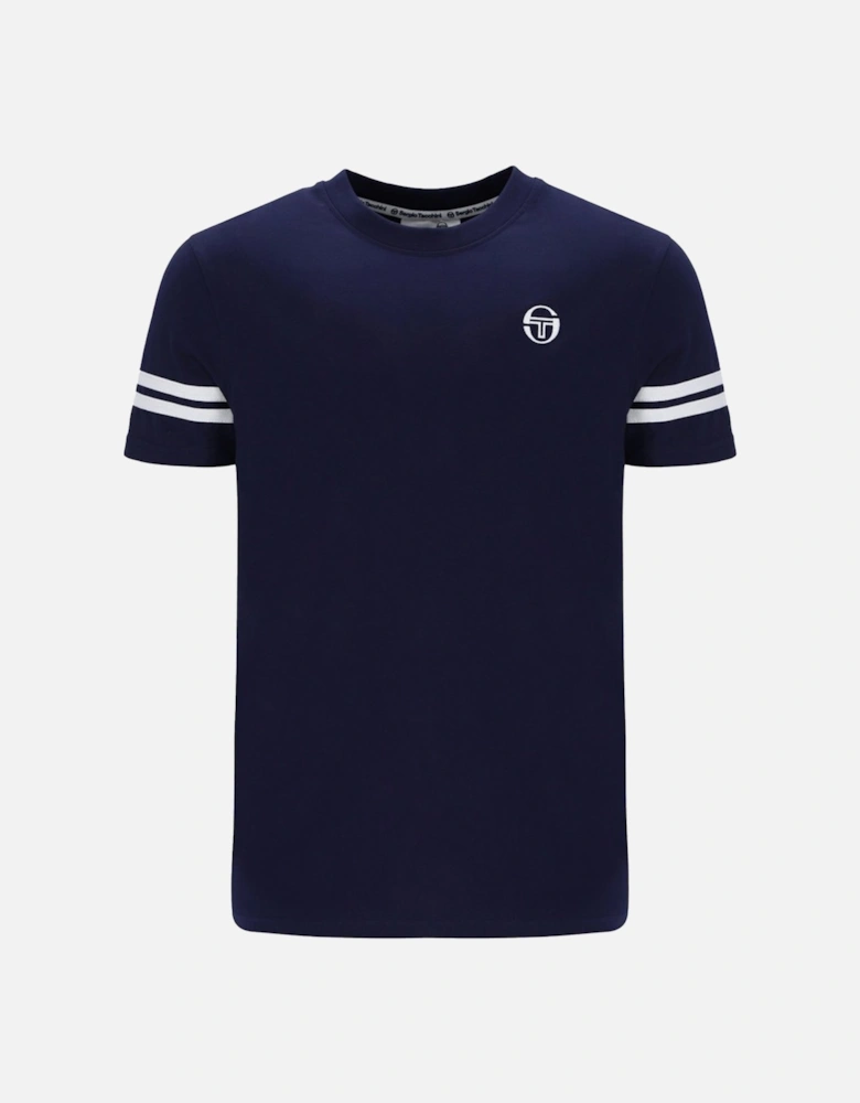 Grello T-Shirt Maritime Blue/White