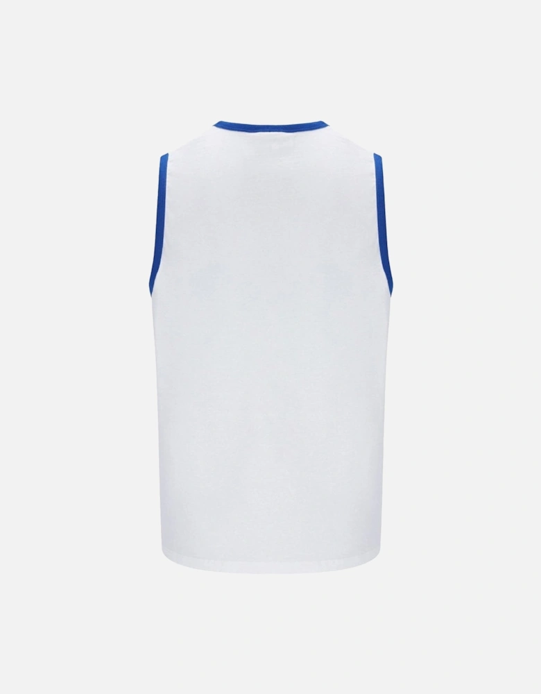 Dallas Tank Top Vest White/Nautical Blue/Daffodill