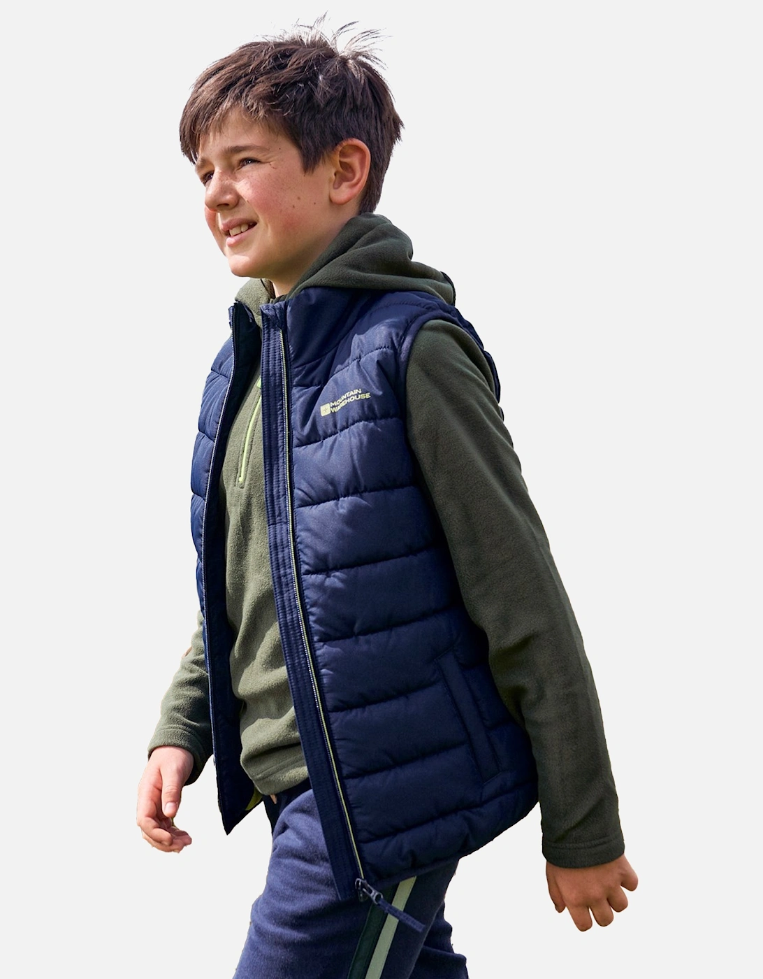 Childrens/Kids Rocko Plain Padded Gilet