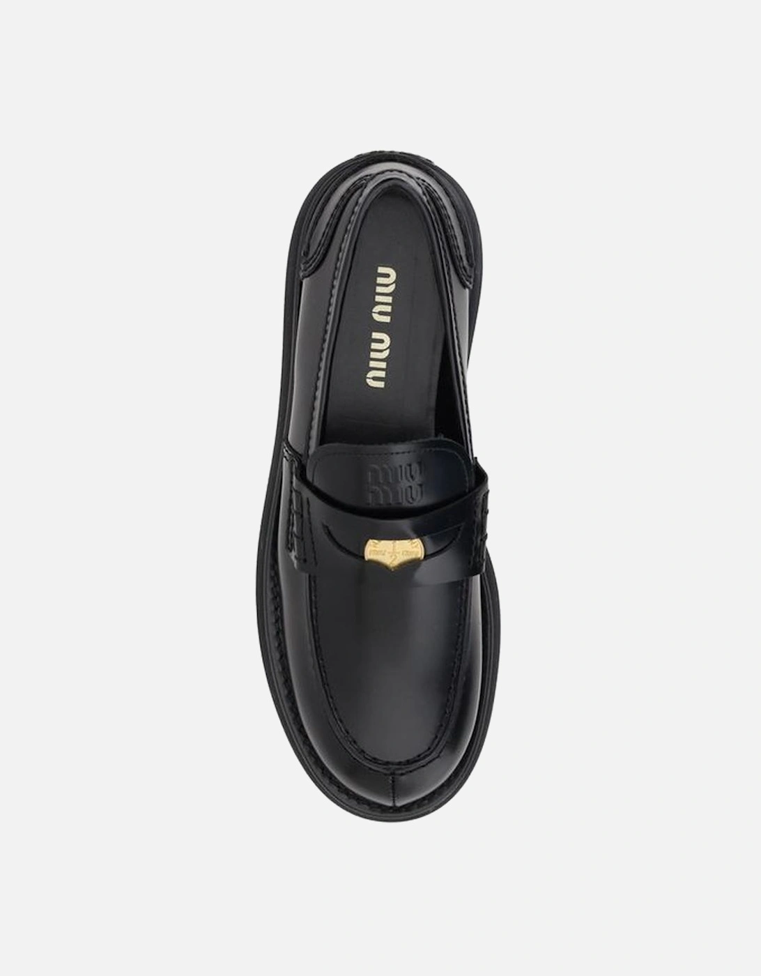 Leather Loafers Women - Black Flats