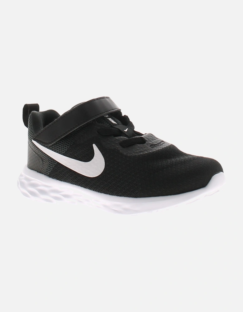 Infant Boys Trainers Revolution 6 TD Touch Fastening black UK Size