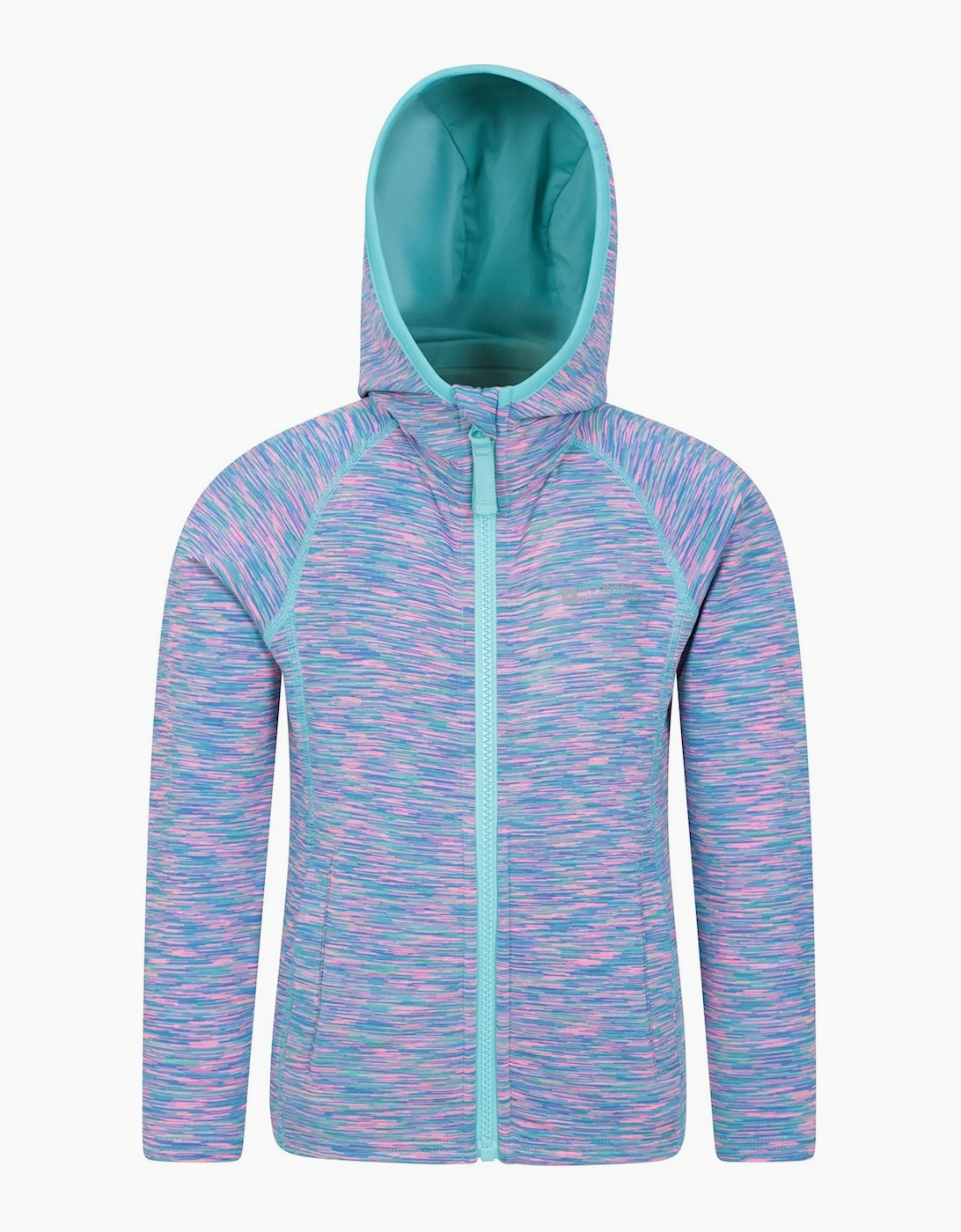 Mountain Warehouse Boys Blue 'S Childrens/ Kayleigh Ii Stripe Full Zip Hoodie - Size: 13 Years Kids