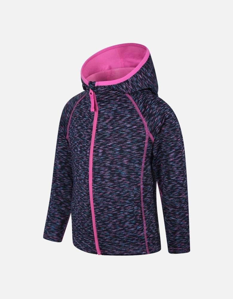 Childrens/Kids Kayleigh II Stripe Full Zip Hoodie