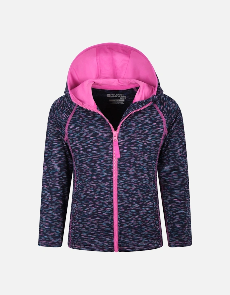 Childrens/Kids Kayleigh II Stripe Full Zip Hoodie