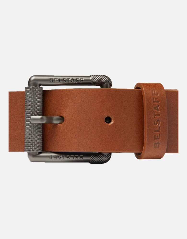 Roller Buckle Belt Earth Brown