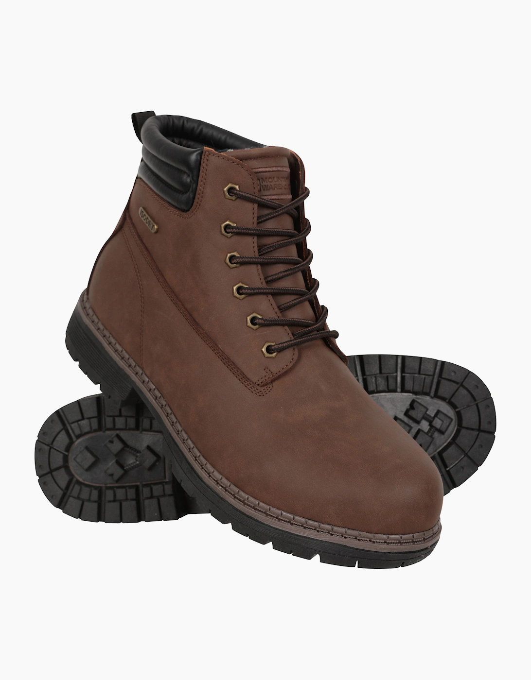 Mountain Warehouse Men's Brown Gorge Waterproof Boots - Size 10