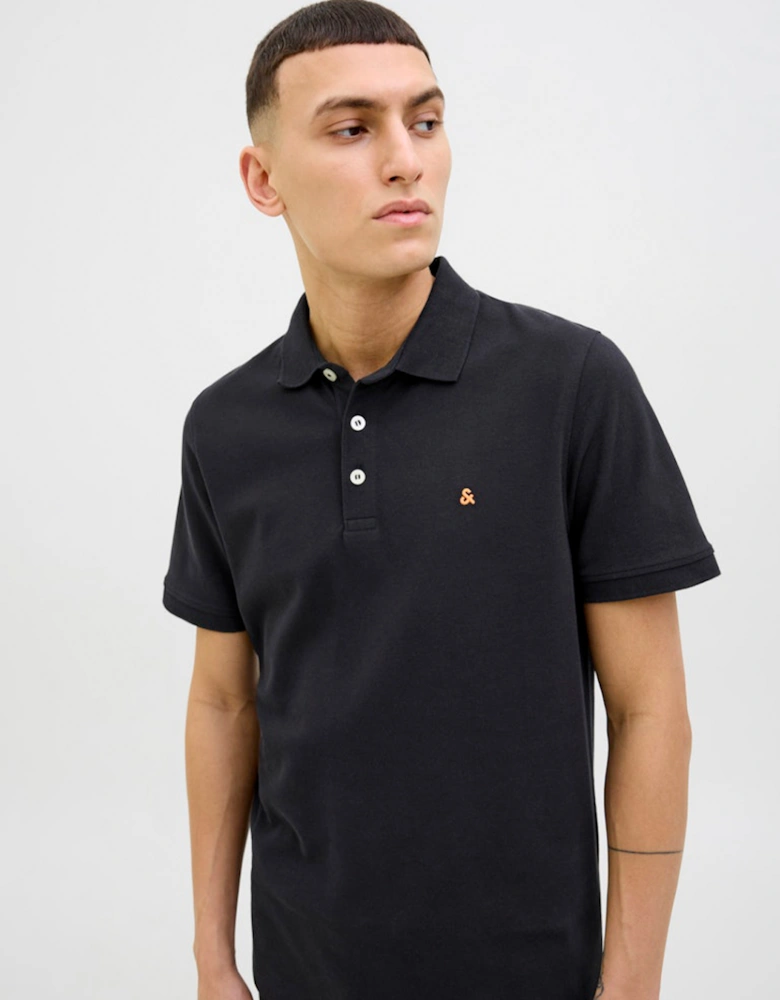 Essentials Paulos Short Sleeve Polo Black Classic