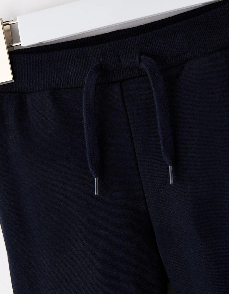 Younger Boys 2 Colour Logo Sweatpants - Navy Blazer