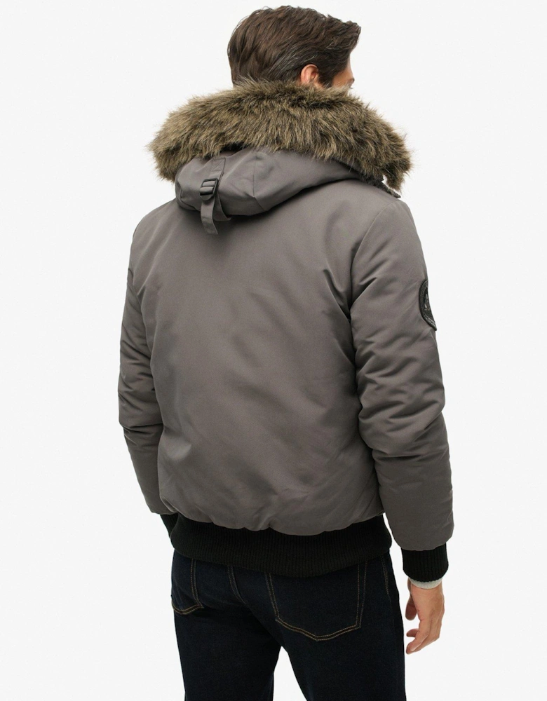 Everest Hooded Padded Jacket - Dark Grey