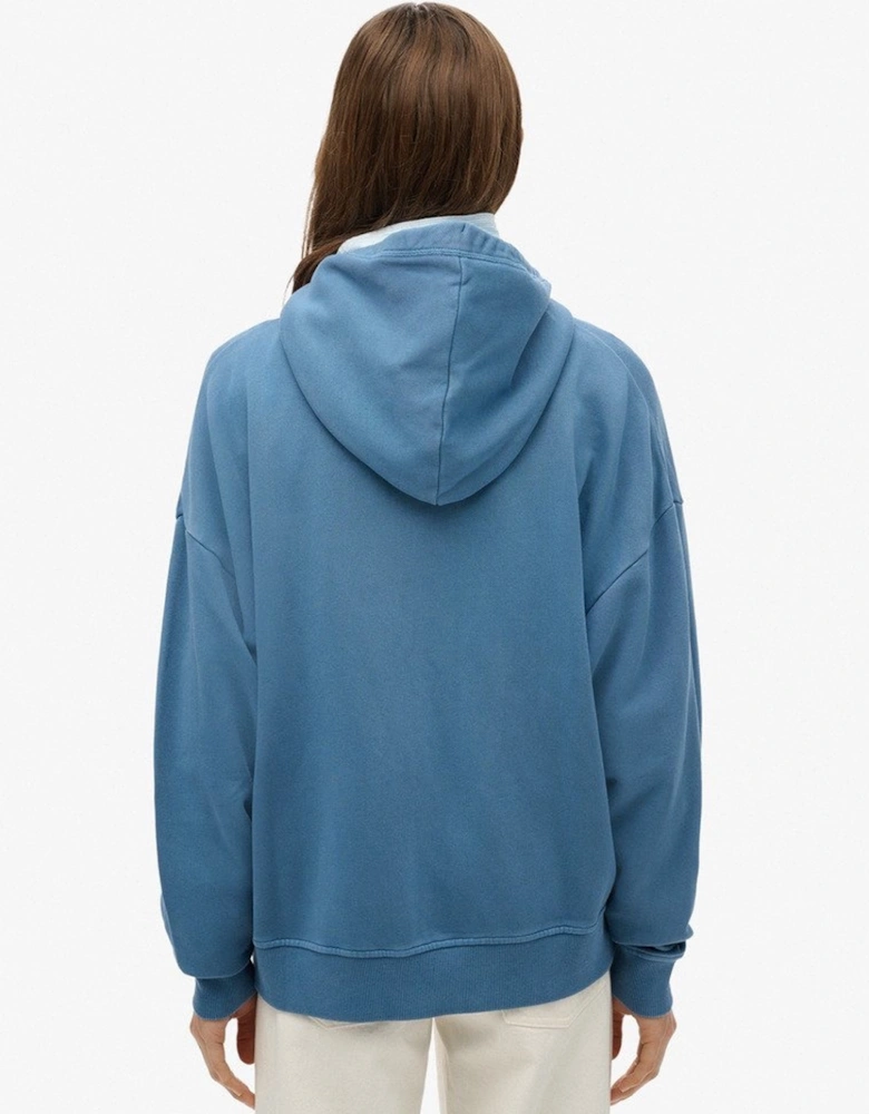 Women's Essential Logo GD Zip Hoodie Copen Blue