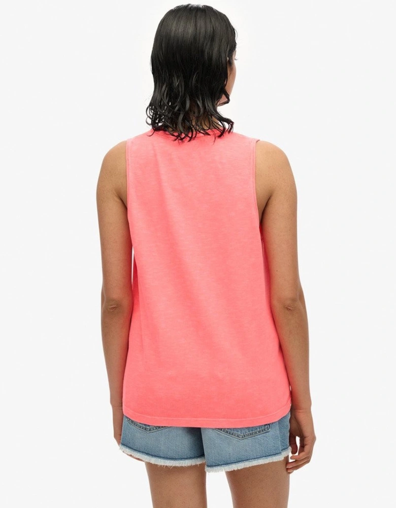 Women's Essential Logo GD Vest Fiery Coral