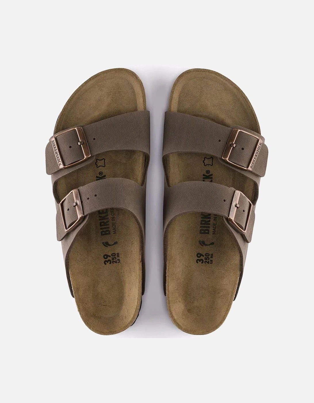 Birkenstock Unisex Arizona Birko-Flor Regular Fit Mocha