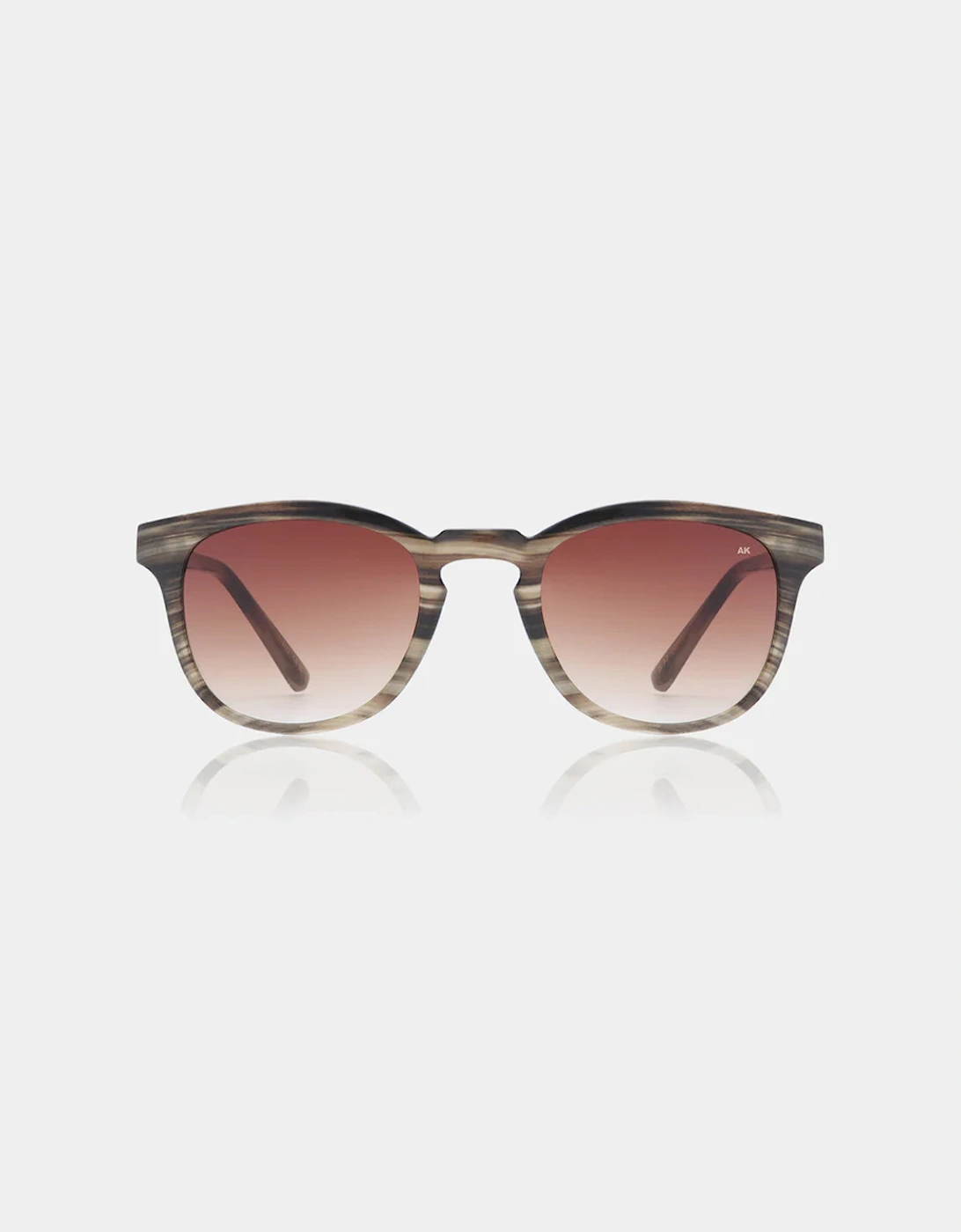 A.Kjaerbede Bate Sunglasses Striped Horn