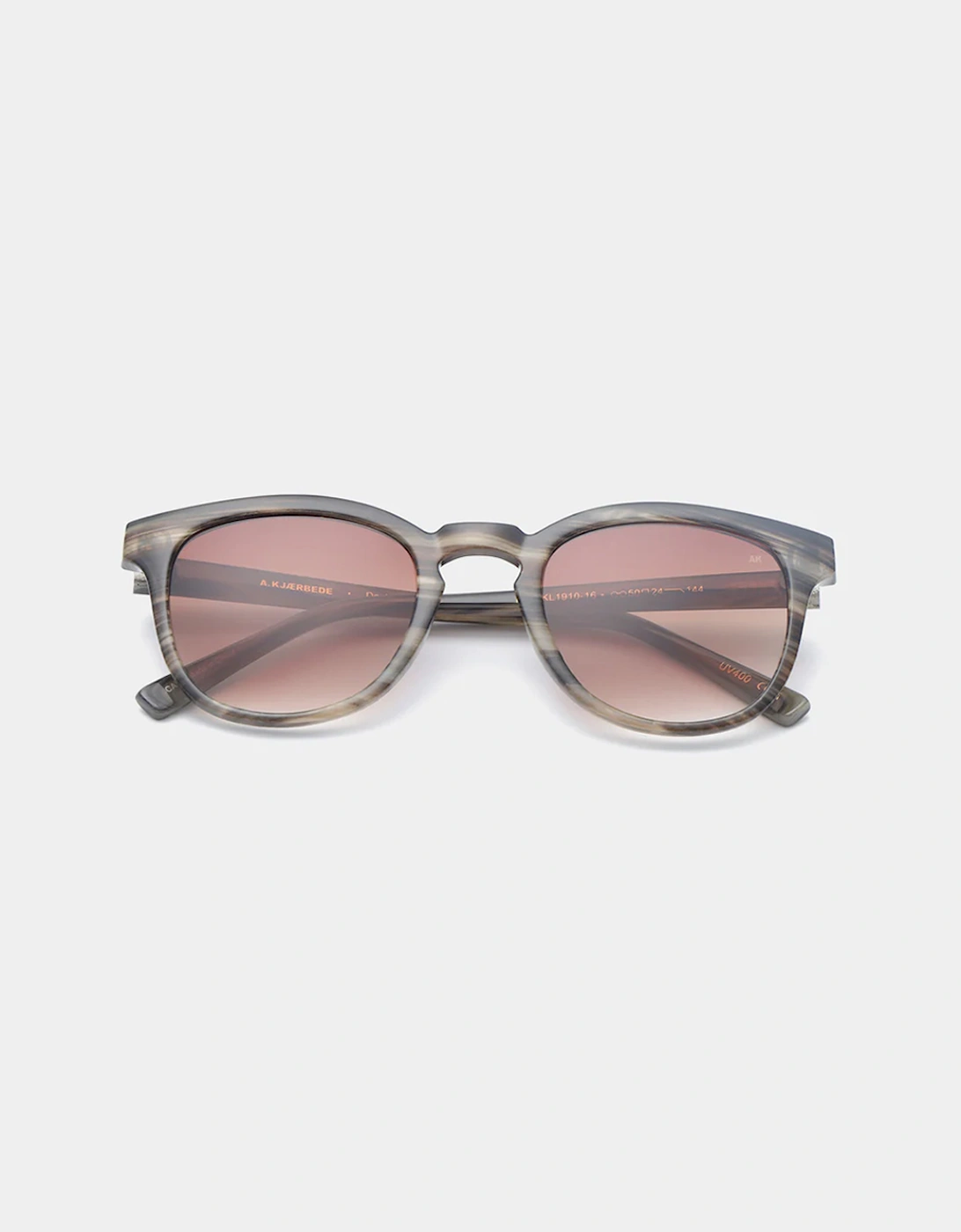 A.Kjaerbede Bate Sunglasses Striped Horn