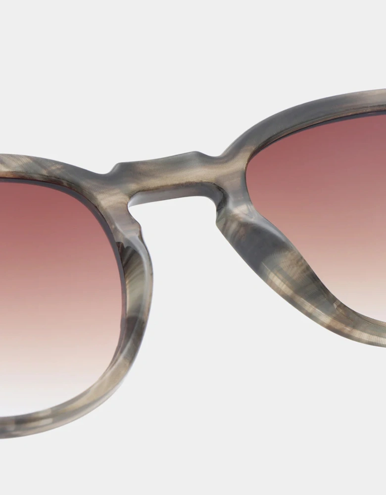 A.Kjaerbede Bate Sunglasses Striped Horn