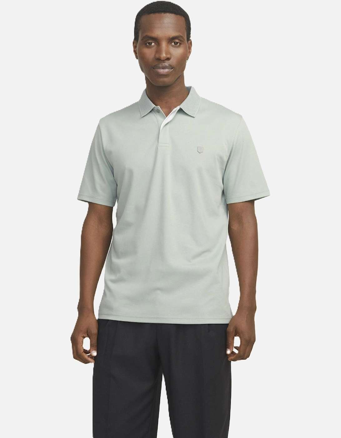 Mens Crodney Short Sleeve Polo Shirt, 2 of 1