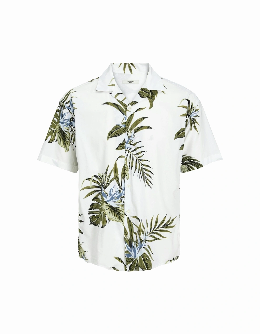 Mens Bladrew Print Resort Short Sleeve Shirt, 2 of 1