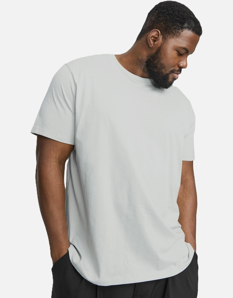 Mens Organic Basic O-Neck Big & Tall Short Sleeve T-Shirt