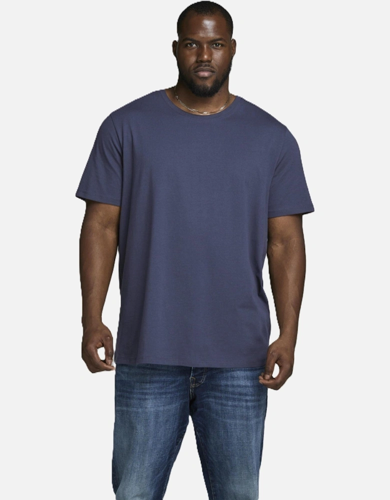 Mens Organic Basic O-Neck Big & Tall Short Sleeve T-Shirt