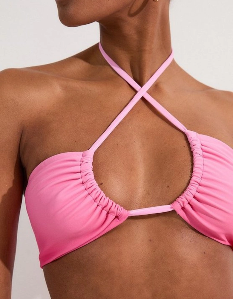 Slinky Ombre Halter Neck Bikini Top