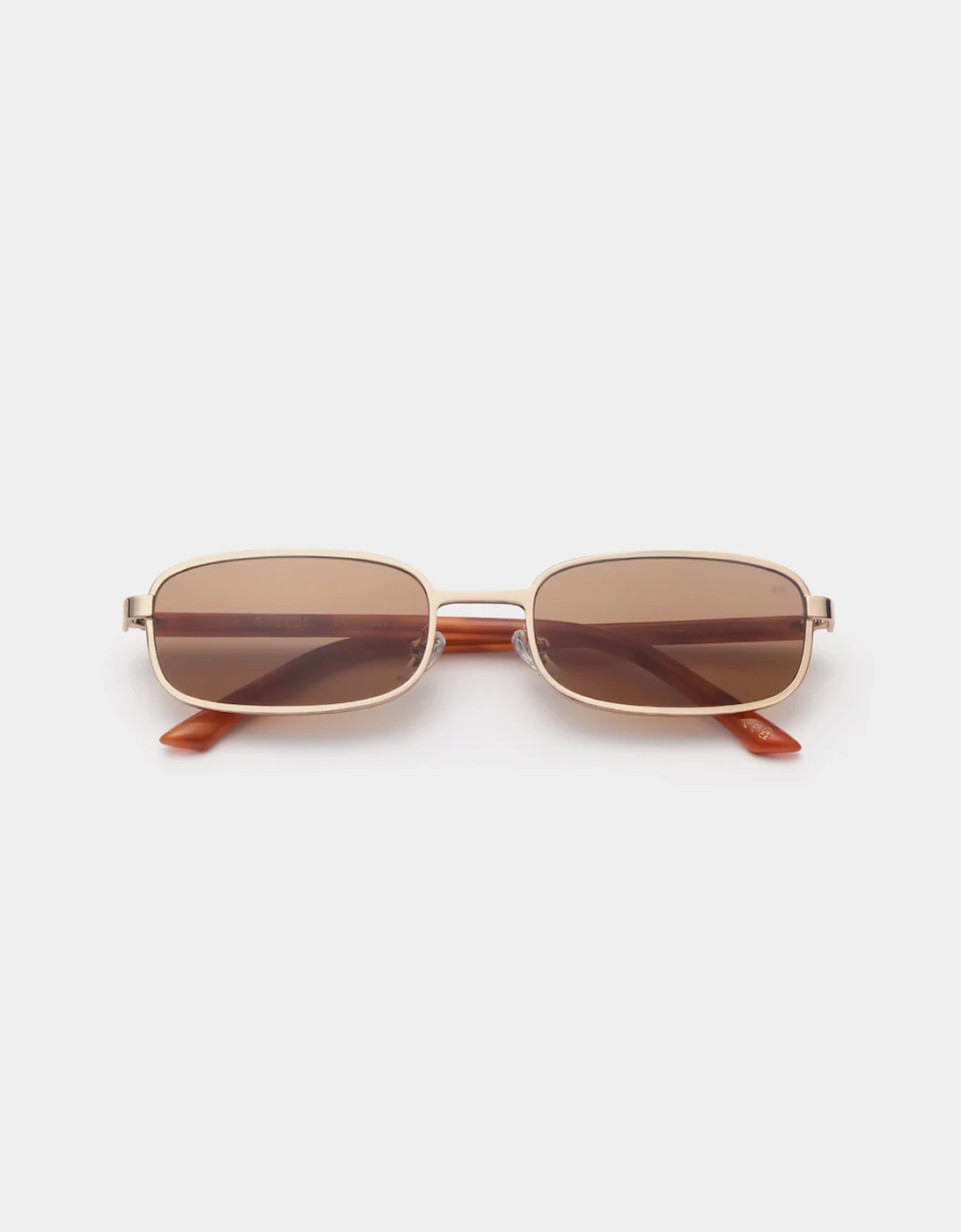 A.Kjaerbede Noah Sunglasses Gold Burnt Amber