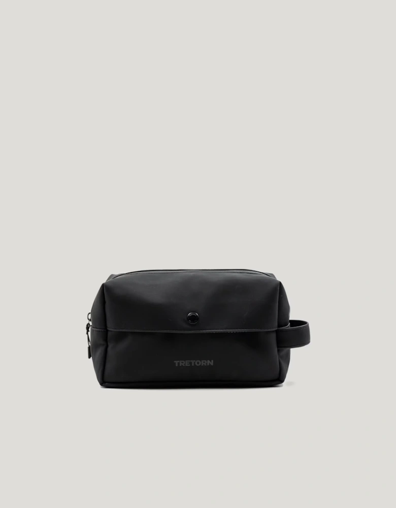 PU Wash Bag Jet Black