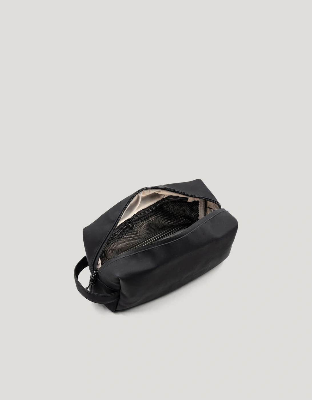 PU Wash Bag Jet Black