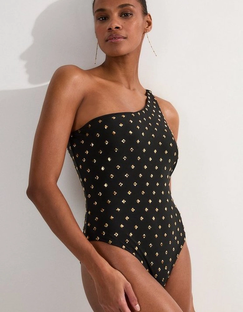 Gold Stud Swimsuit