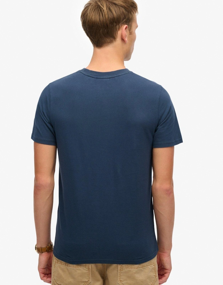 Lo-Fi Outdoor Relaxed T-Shirt - Dark Blue