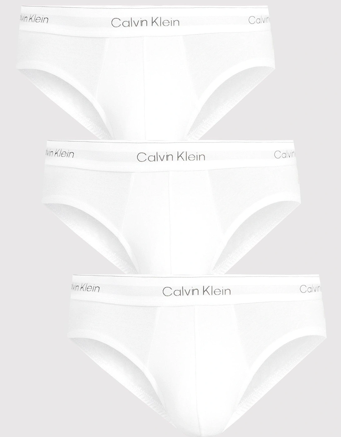 Icon Cotton Stretch 3 Pack Hip Briefs - White, 2 of 1