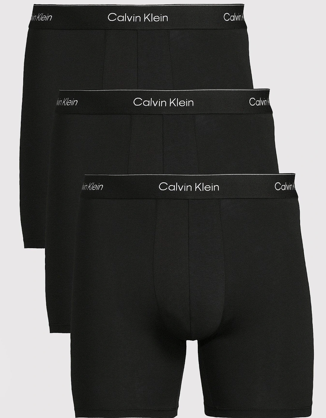 3 Pack of Icon Cotton Stretch 3 Pack Boxer Briefs - Black, 2 of 1