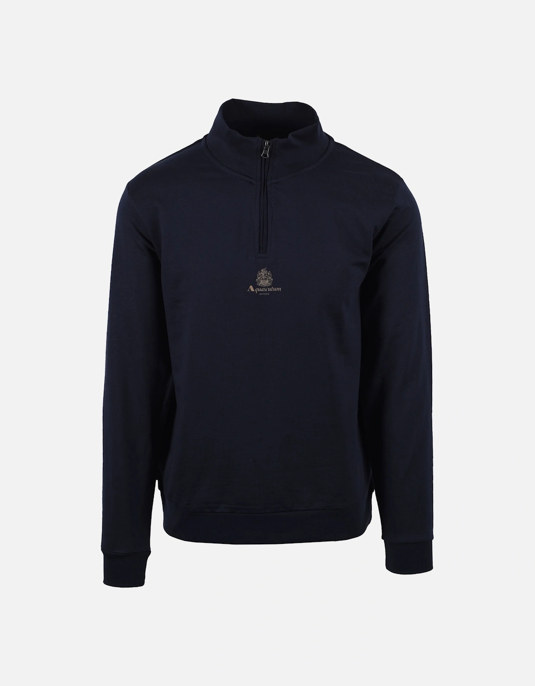 Small Logo Half Zip Navy, 5 of 4