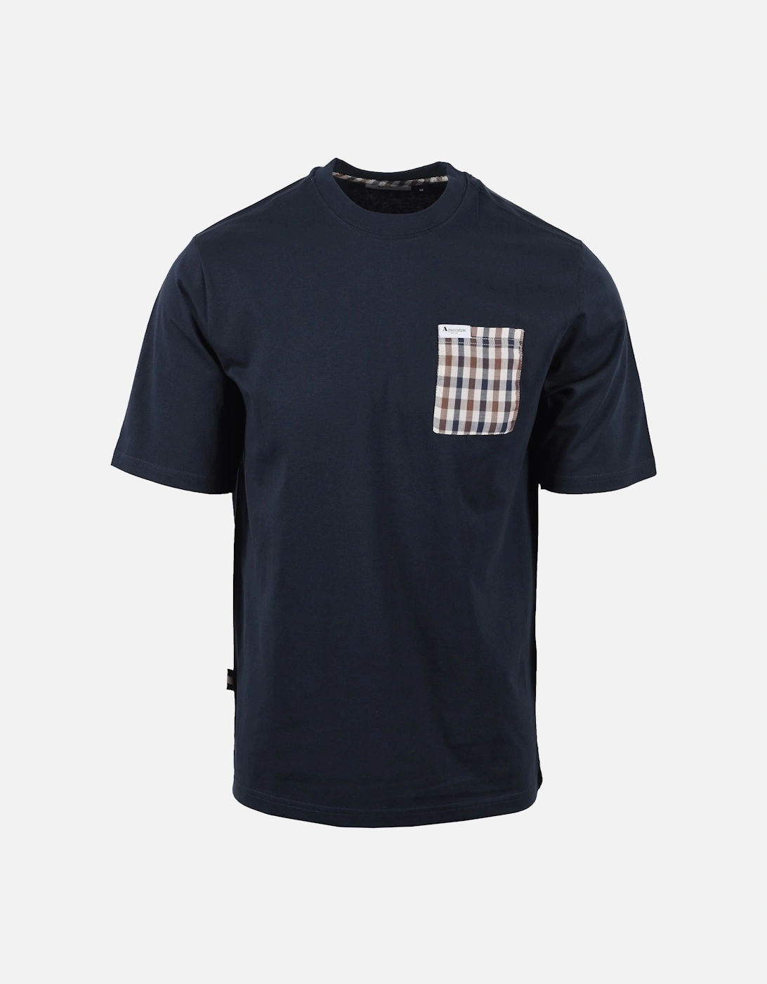 Club Check Pocket T-shirt Navy, 4 of 3