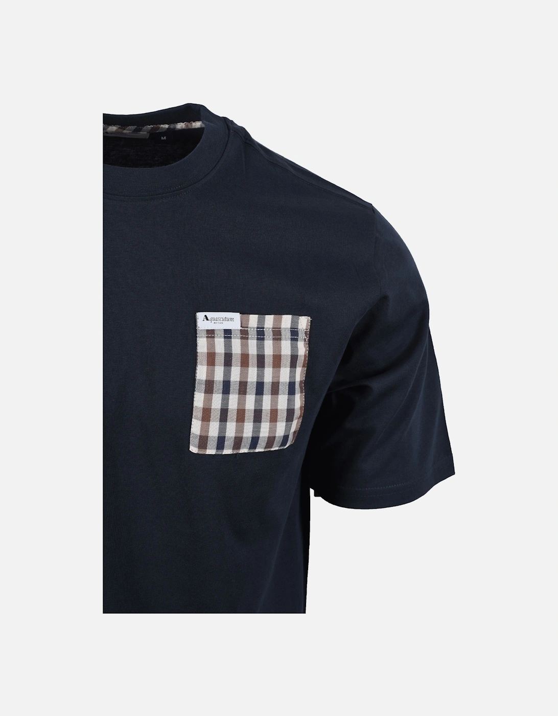 Club Check Pocket T-shirt Navy